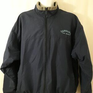 Vintage UNC Carolina Tarheels Windbreaker by Red Oak - Full Zip - Size XL